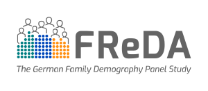 Logo: FReDA - Das familiendemografische Panel (EN)